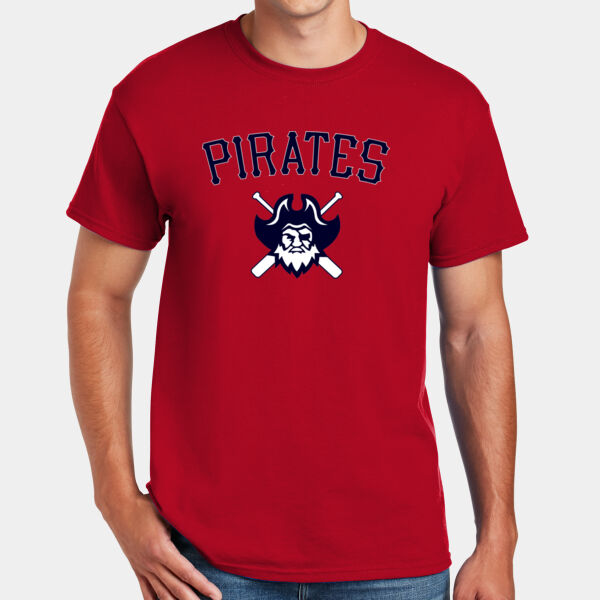 Red Shirt with Pirates Logo Thumbnail
