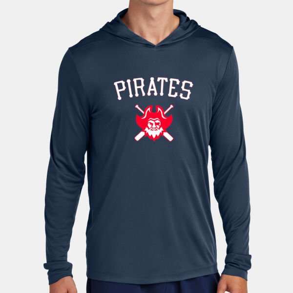 Navy Hoodie Shirt with Pirates Logo Thumbnail
