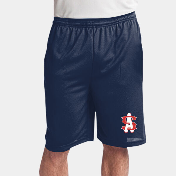 Navy Shorts with AS Logo Thumbnail