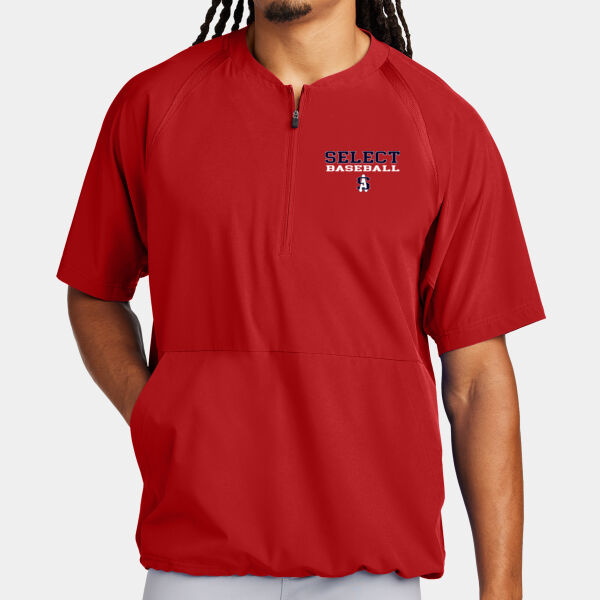 Red Cage Jacket with AS logo Thumbnail