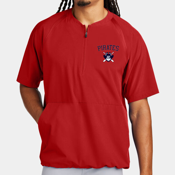 Red Cage Jacket with Pirate logo Thumbnail