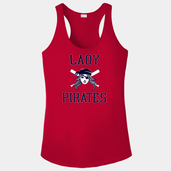 Red Tank with Lady Pirates Softball Logo Thumbnail